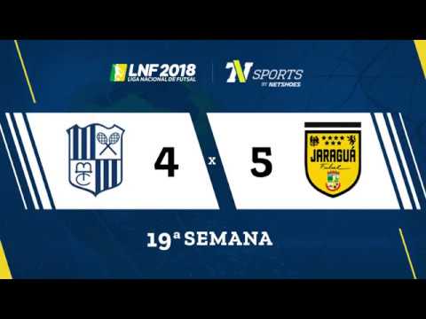 LNF2018 - Minas 4 x 5 Jaraguá - Gols - 19ª Rodada