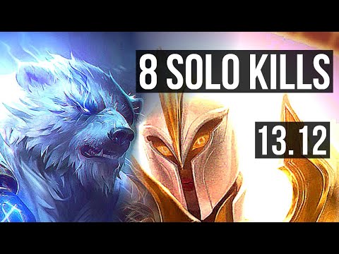 VOLI vs KAYLE (TOP) | 8 solo kills, 10/1/2, 1100+ games, 1.4M mastery | EUW Master | 13.12