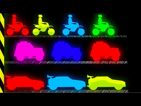 Stickman Cars: Crazy Hill - Survival Race in Algodoo