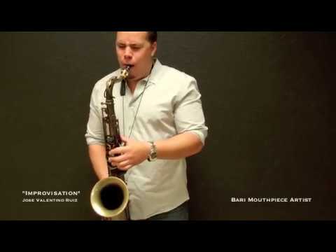 Jose Valentino Ruiz playing tenor saxophone