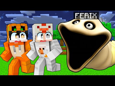 AKU BERUBAH JADI HUNGRY WORM DAN MEMAKAN TEMANKU DI MINECRAFT!!