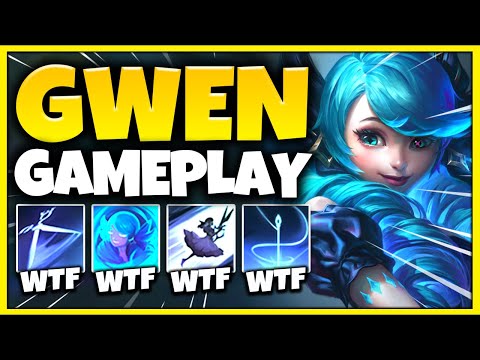 New Champion Gwen is ACTUALLY INCREDIBLE! (Gwen Gameplay) - League of Legends