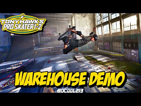 Tony Hawk's Pro Skater 1+2 Warehouse Demo Gameplay Walkthrough