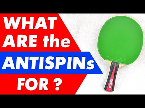 ANTISPIN rubber - what it's for? Reasons of play with Antitop, why to use anti instead of pimples
