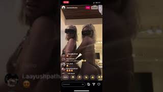 CLERMONT TWINS TWERKING ON LIVE