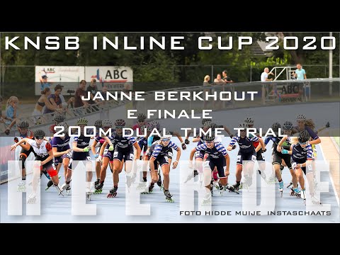 Janne Berkhout E Finale 200m Dual Time Trial KNSB Inline Cup Heerde 2020