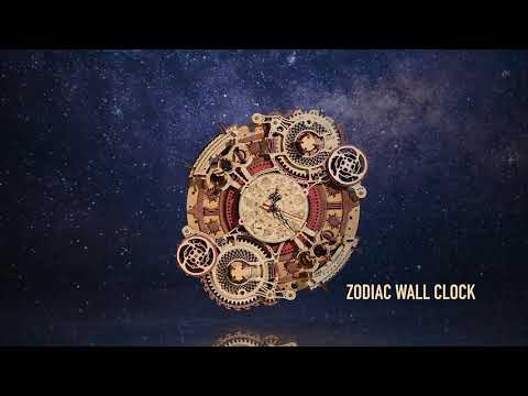 Time Art Zodiac Wall Clock Wooden Puzzle Toys for Kids from SenseOrient