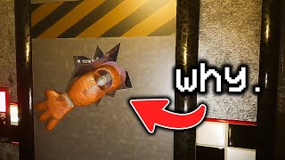 freddy just broke the office door..