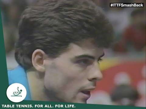 HIGH DRAMA! Jean-Philippe Gatien vs Jean-Michel Saive | 1993 World Table Tennis Championships Final