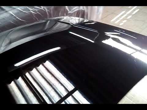 Repintura capô Parari surf preto ninja e verniz 9100 Wanda