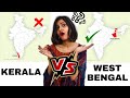 KERALA Vs WEST BENGAL COMPARISON VIDEO DIFFERENCE INDIAN STATES Language People Culture Food