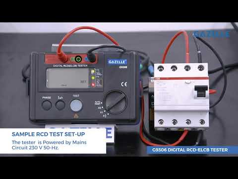 Gazelle G9306 RCD/ELCB Tester | Gazelle Installation Testing