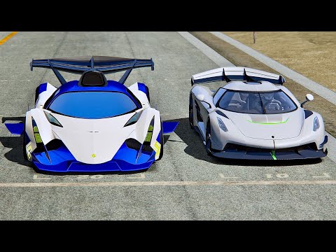 Devel Sixteen GTR vs Koenigsegg Jesko - Highlands