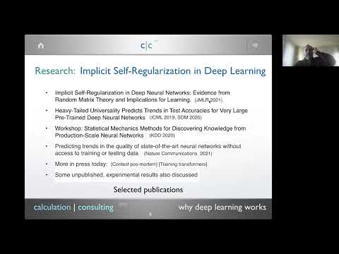 Charles Martin - Self-Regularization in Deep Neural Networks: Evidence from Random Matrix Theory
