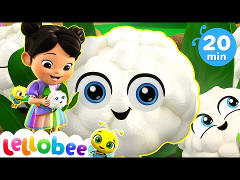 NEW | Harvest Time Singalong | Lellobee City Farm | Songs and Cartoons | Best Videos for Babies