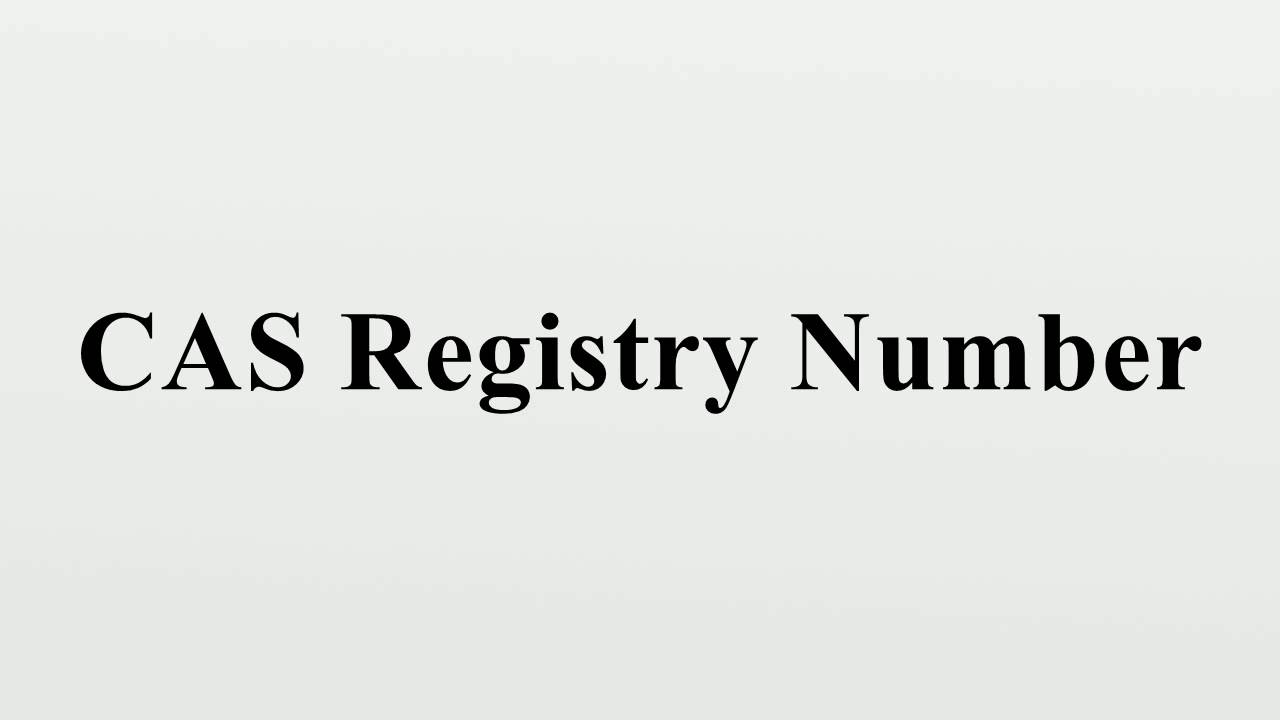 CAS Registry Number