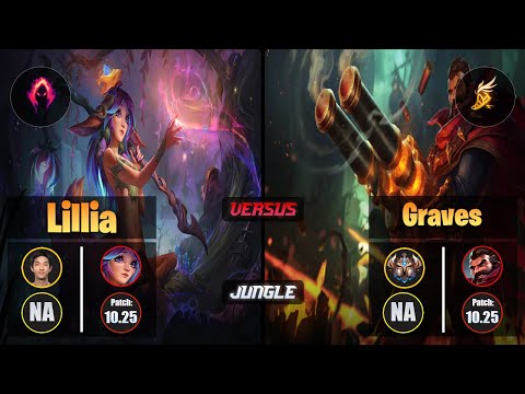 Blaber LILLIA (Jungle) [Dark Harvest] VS GRAVES - Challenger NA Patch 10.25