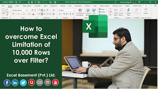 How to overcome Excel Limitation of 10,000 Rows over Filter? Solved | Advanced Filter