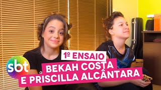 1º ENSAIO: Bekah Costa e Priscilla Alcântara - SBT
