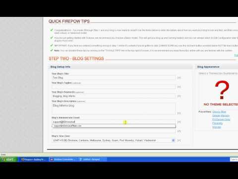 How To Create A Blog In Seconds With Firepow 2.0