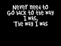 The Way I Was - Maroon 5 - (Lyrics) 