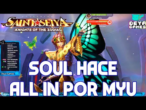 Soul hace ALL IN por Myu de Papillon | Saint Seiya: Awakening KotZ
