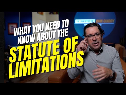 What the Statute of Limitations Means to You