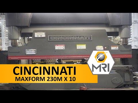 2014 CINCINNATI MAXFORM 230MX10 230 TON PRESS BRAKE