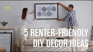 5 Renter-Friendly DIY Decor Ideas