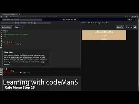 Learn Basic CSS by Building a Cafe Menu - Step 25
