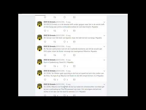 Ondertussen op het Twitter-account van DVS'33 Ermelo
