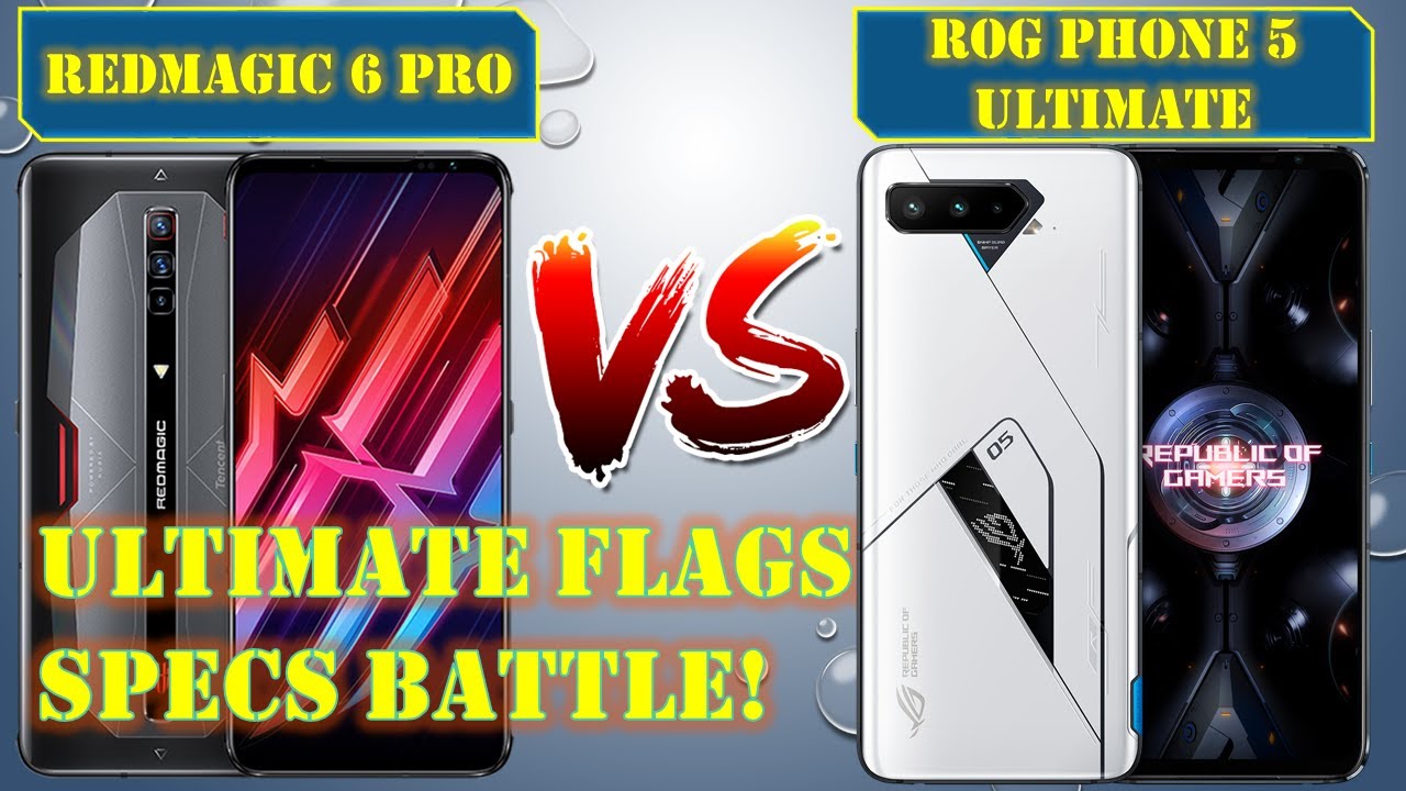 ZTE Nubia RedMagic 6 Pro VS ASUS ROG Phone 5 Ultimate || The Ultimate Specs Battle!