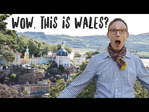PORTMEIRION - A PLACE YOU WOULD NEVER EXPECT TO FIND IN WALES