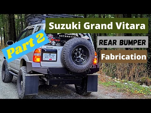 Suzuki Grand Vitara (Escudo) Custom Rear Bumper Build - Part 2 - Valuable DIY Info Included!