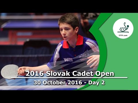 2016 ITTF Slovak Cadet Open - Day 2