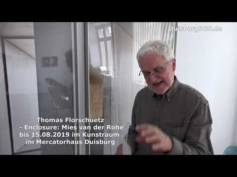 Bauhaus Jubilaeum Thomas Florschuetz Mercatorhaus Duisburg   Gespraech mit Manhardt Barthelmie