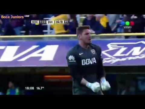 Torneo Argentino 2016-17 - Fecha 4 - Gol de Benedetto 1º Boca 4 - 1 Quilmes