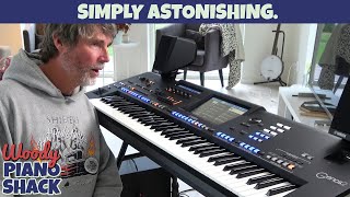 Video thumbnail for YAMAHA GENOS 2 IS HERE! First play and demo by Woody Piano Shack