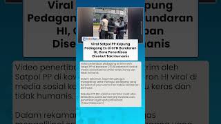VIRAL! SATPOL PP Kepung & Usir Pedagang Es di CFD Bundaran HI, Cara Penertiban Disebut Tak Humanis