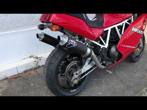 1993 Ducati 900SS SP - Cold Start, Walkaround, Idle, Open Clutch