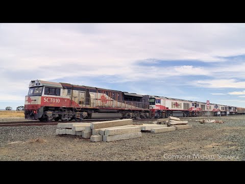 SCT 5PM9 Mixed Freight Train With Five Diesel Locomotives (19/11/2023) - PoathTV Railways