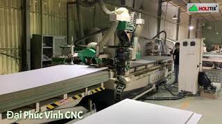 Máy cnc nesting trung tâm PRO-R1V9F trong nhà máy sản xuất cabimet tại HCM