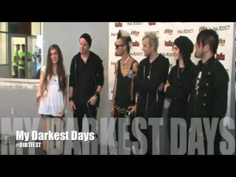 My Darkest Days Chat with Banana 101.5 at Dirt Fest 2012