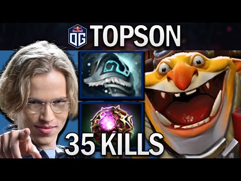 OG.TOPSON TECHIES WITH OCTARINE & 35 KILLS - DOTA 2 PRO GAMEPLAY