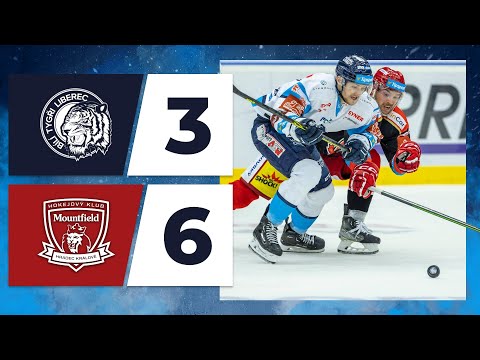 SESTŘIH | Bílí Tygři - Mountfield HK 3:6