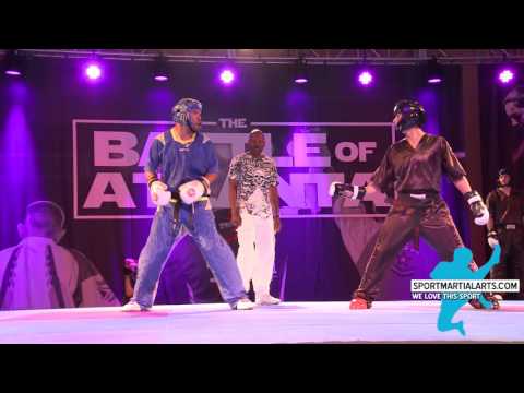 Christopher Robinson vs Justin Ortiz | 2016 Battle of Atlanta | Men's Sparring Semi Final Rd 1