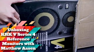 Video thumbnail for Ep 1: Unboxing KRK V4 Series 4 Studio Monitors with Matthew Aasen by Performer Magazine