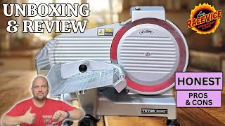Commercial Grade Meat Slicer AT HOME!!  Vevor Meat Slicer Unboxing/Review Pros & Cons Of This Model!