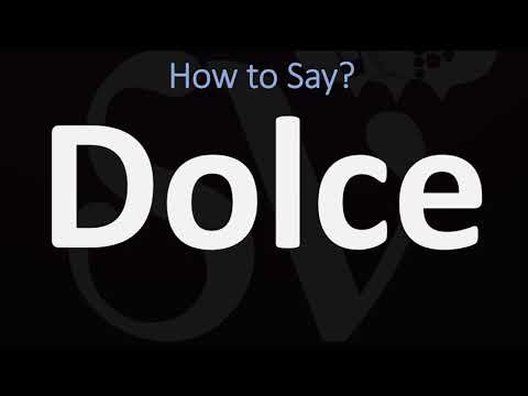 How to Pronounce Dolce (CORRECTLY)