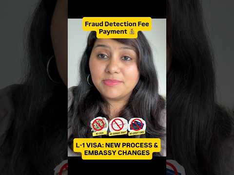 How do you pay the L1 blanket visa fraud detection fee online?